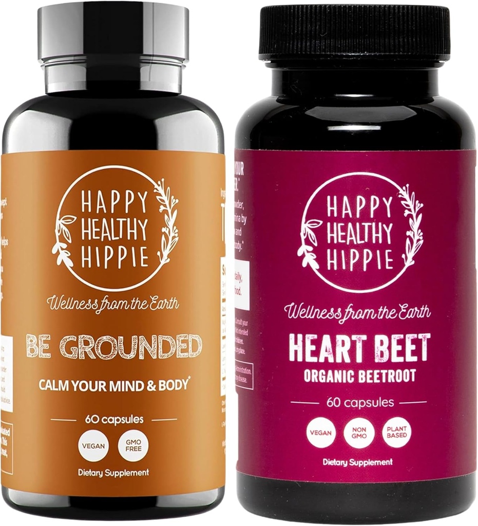 행복한 건강한 Hippie Beetroot 캡슐 & 배경