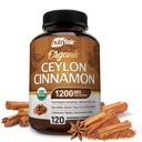 NutriFlair 유기 Ceylon 계피 보충교재 1200mg의 120의 캡슐 - 증명되는 USDA - 비 GMO, 글루텐 자유로운 분말, 산화 방지제 알약