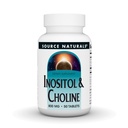 Source Naturals Inositol & Choline 800 mg 건강한 Nerve 기능 지원 - 50 정제