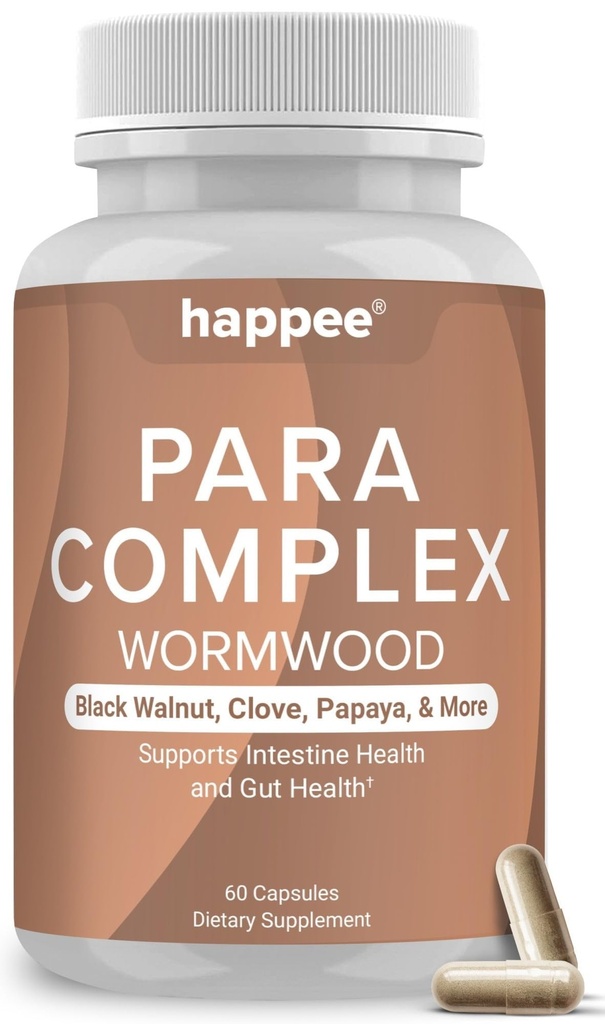인간을 위한 ParaComplex Intestinal 감시 - Gut 건강 & 소화 균형을 위한 파라 퍼지 초본 정화 - Wormwood로, 까만 호두, 마늘 & 더 많은 것 - 60의 캡슐