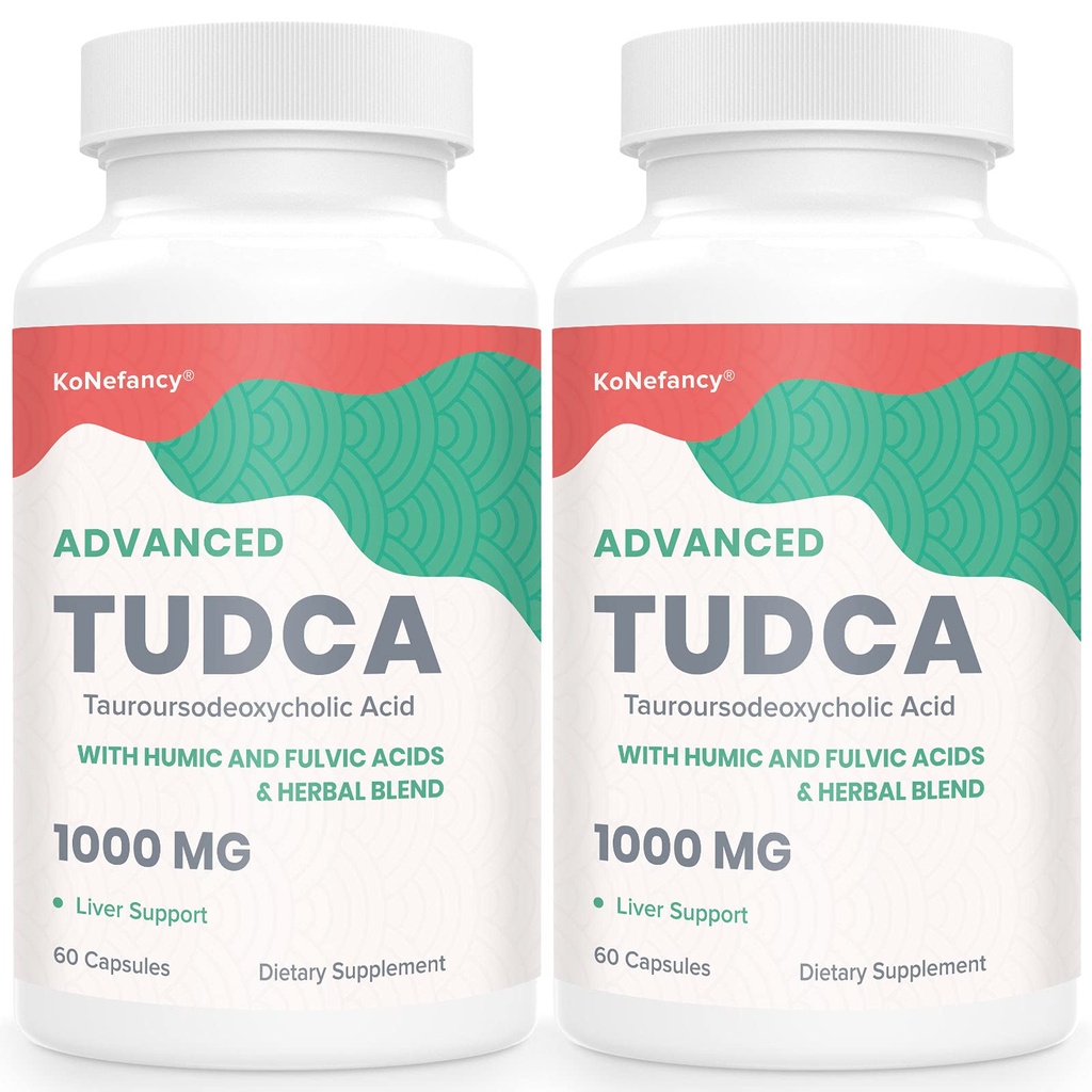TUDCA Liver는 Liver Cleanse Detox-Milk Thistle Herbal Blend with Fulvic and Humic Acid for Liver,Digestive Health,120 Vegan 캡슐
