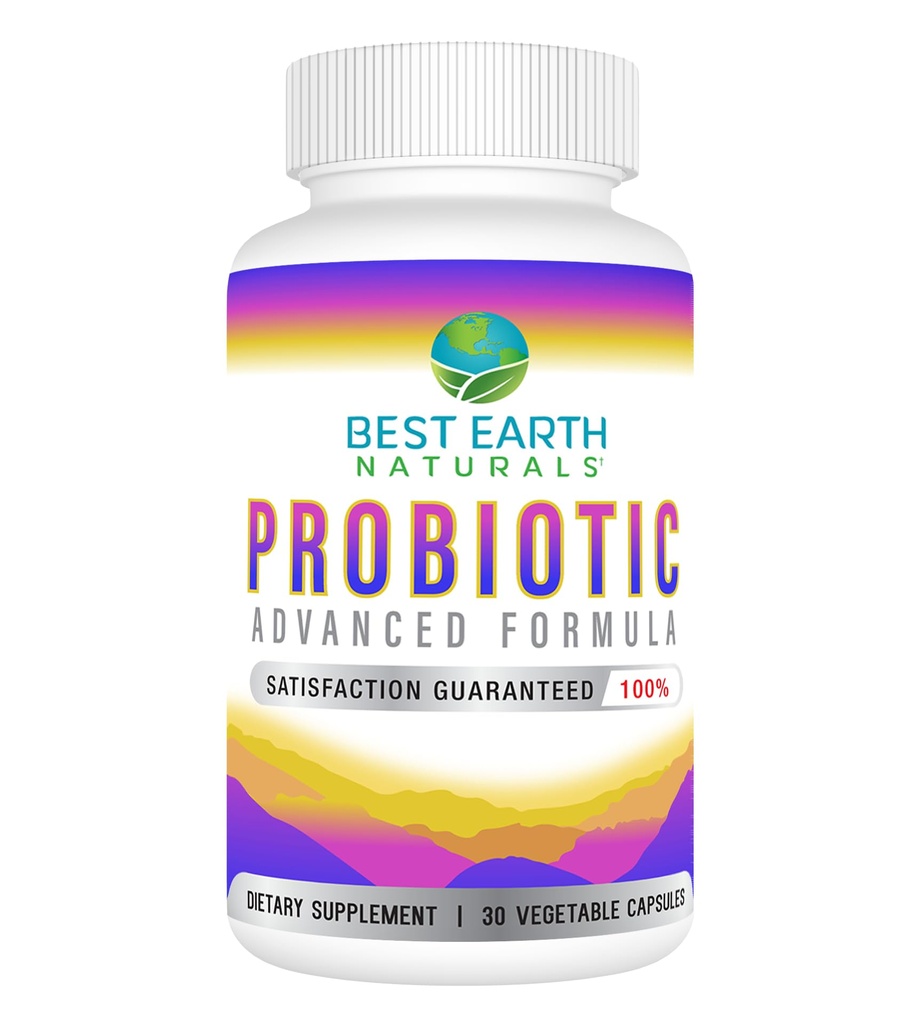 최고의 지구 Naturals Probiotics 5.75 억 CFU와 여성과 남성을위한 고급 공식 - 30 캡슐 (30 일 공급)