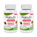 Probulin Total Care My Little Bugs Prebiotics, Probiotics & Postbiotics - 5 억 CFU - 15 Strains - 30 킬레이트 정제 (트윈 팩)