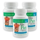 Alka•Pan (3 팩) 최고의 프로세스 알칼리성 - 자연 소화 보충 - Antioxidant-Rich Superfoods 및 소화 허브와 Pancreatic 효소
