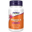 지금 보충 교재, 비타민 A 10,000 IU의 눈 건강*, 정유, 100 Softgels