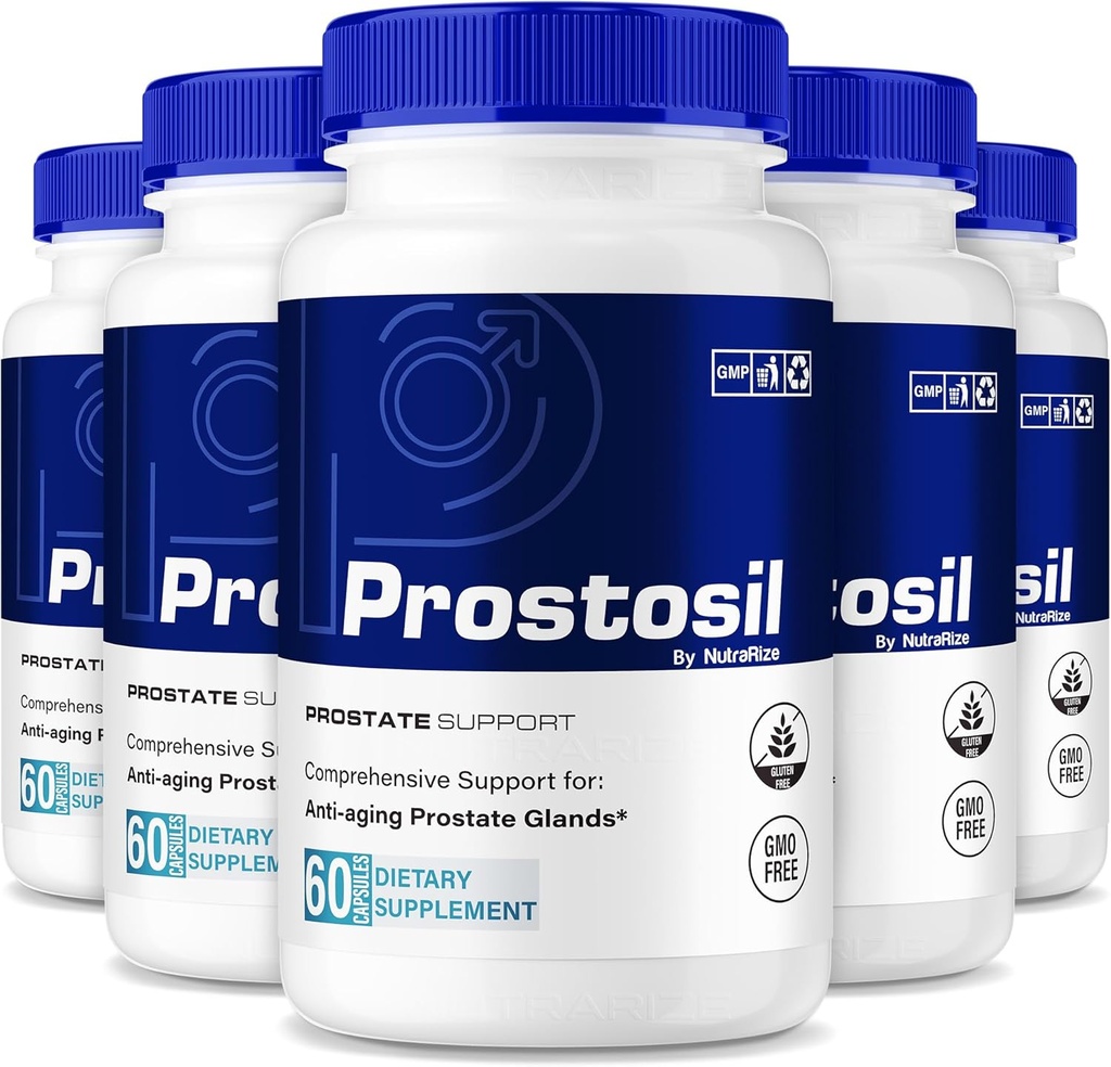 (5 팩) Prostosil 캡슐, 전립선 건강 지원을 위한 모든 자연적인 공식, 통제와 전반적인 건강을 위한 최대 힘 초본 보충교재, Prosto sil 비타민 알약 공식적인 검토 (300의 캡슐)