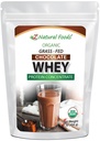 유기 초콜릿 Whey Protein Powder Concentrate - 미국의 잔디 Fed & Raised - 비 GMO, 글루텐 무료 및 Undenatured - 설탕 추가 없음, 스테비아로 감미 - 호르몬이나 항생제 없음 - 1 파운드