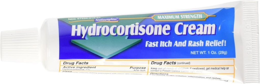 Natureplex Hydrocortisone 1% 크림, 1 Ounce (포장 3)
