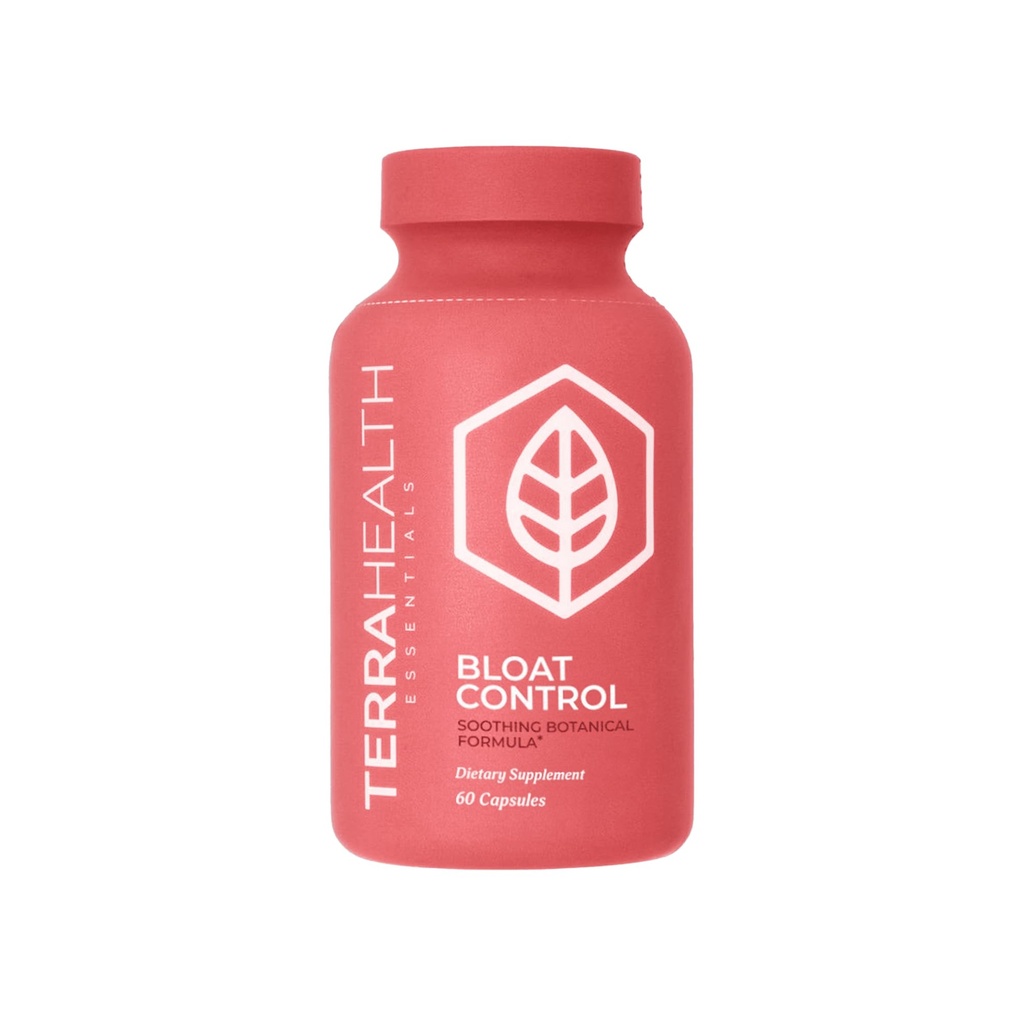 Terra Health Essentials Bloat Control | 빠른 행동은 Bloat Relief w/Digestive Enzymes, Targeted Anti Bloat Support를 위한 Probiotic Strains - Lactase, Lipase, Protease & Amylase for Digestive Health