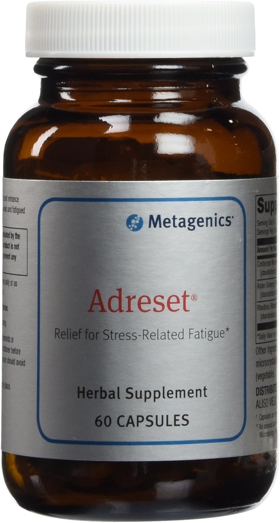 Metagenics - Adreset Adrenal 지원 공식 - 60의 캡슐