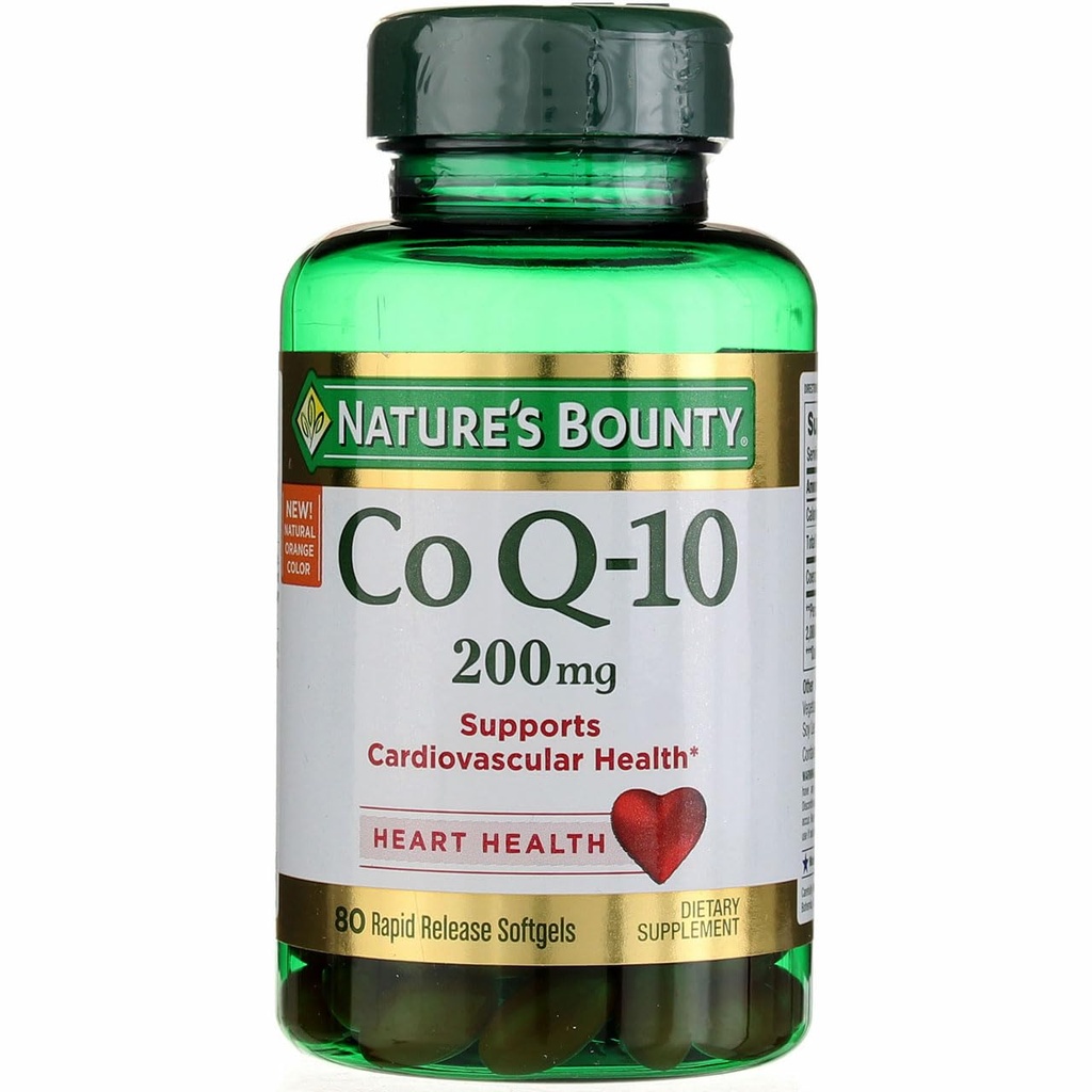 2개의 성격의 Bounty Co Q-10 200 mg의 80의 정제 세트