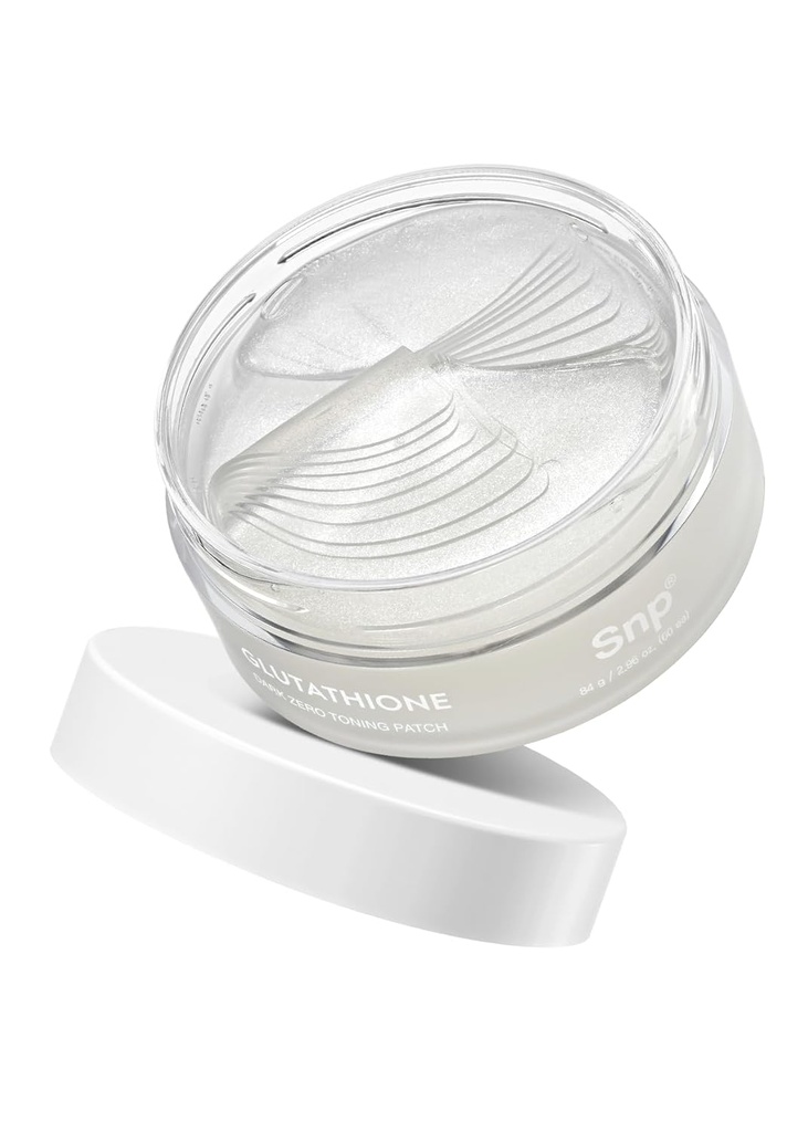 SNP 99% Glutathione + Niacinamide B3 눈 헝겊 조각 | 블렌더와 다크 스포트의 눈 헝겊 조각 아래 | 퍼피 아이와 다크 서클 마스크 | Korean Skincare | 60 Patches