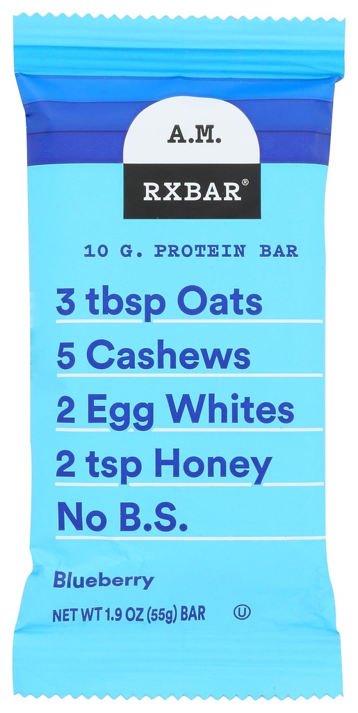 RXBAR 블루 베리 AM 단백질 바, 1.9 온스