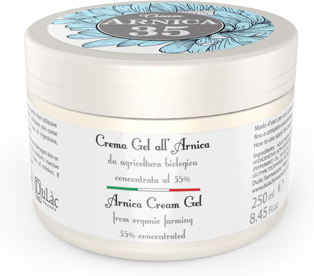 Dulàc - Arnica Cream 8.45 Fl Oz Rich in Organic Arnica Montana Extracts, Arnica Bruise Cream Extra Strength 근육 및 관절 완화, 붓기 및 Edema