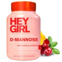 D Mannose 캡슐 - 빠른 행동 UTI 보충 - Cleanse & Flush Impurities - 자연 D-Mannose 분말, Cranberry, Hibiscus & Dandelion과 함께 - 여성용 크랜베리 대체, 60 캡슐