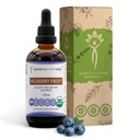 Tribe Bilberry Fruit USDA Organic의 비밀 | 알코올 무료 추출물, 고순도 허브 드롭, 비전 | 100 % 인증 유기농 Bilberry (Vaccinium Myrtillus) 건조 과일 4 oz