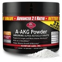 Olympian Labs PSN A-AKG 분말 남성 건강, 에너지 및 스포츠 영양 성능, 40-3g 서빙, 120 그램 항아리
