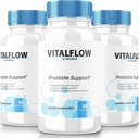 (3 팩) VitalFlow 캡슐, VitalFlow 고급 전립선 지원 공식, Regain 통제에 공식적인 자연적인 공식, 웰니스를 지원하기 위하여 최대 힘 알약, 작은 교류 검토 (180의 캡슐)