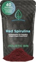 Holistic Bin Organic Astaxanthin Powder | 스무디 및 캡슐에 대한 강력한 천연 산화제 보충 | 전체 Haematococcus Pluvialis 조류 보충 (20 그램)