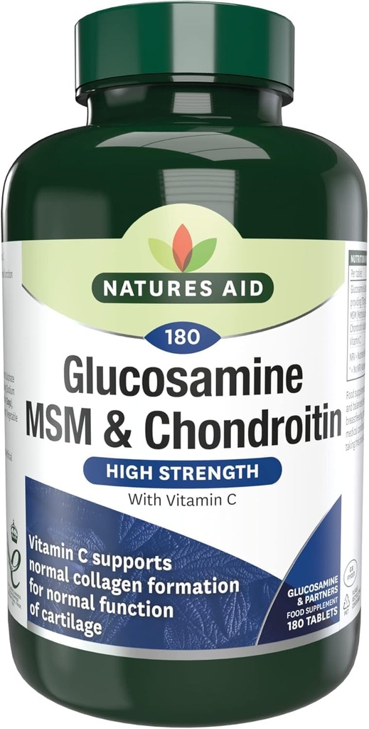 성격의 원조 글루코사민 500mg, MSM 500mg + Chondroitin 100mg 180 정제