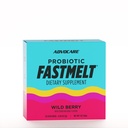 AdvoCare Probiotic Fastmelt - Gut, Immune 시스템 및 심장 건강 지원을위한 프리미엄 다이어트 보충 * - 와일드 베리, 30 스틱 팩