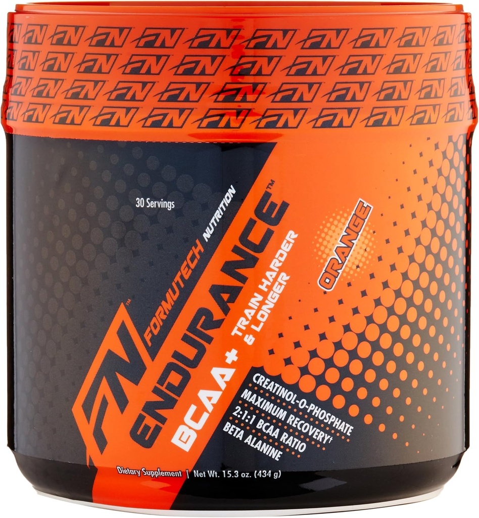 Endurance BCAA 플러스, Beta Alanine, 오렌지, 434 그램을 가진 훈련 더 열심히 그리고 더 긴을 위해 디자인해