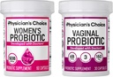 Physician's CHOICE Feminine Power Duo 번들 - 질 Probiotic 30ct + Womens Probiotic 60ct