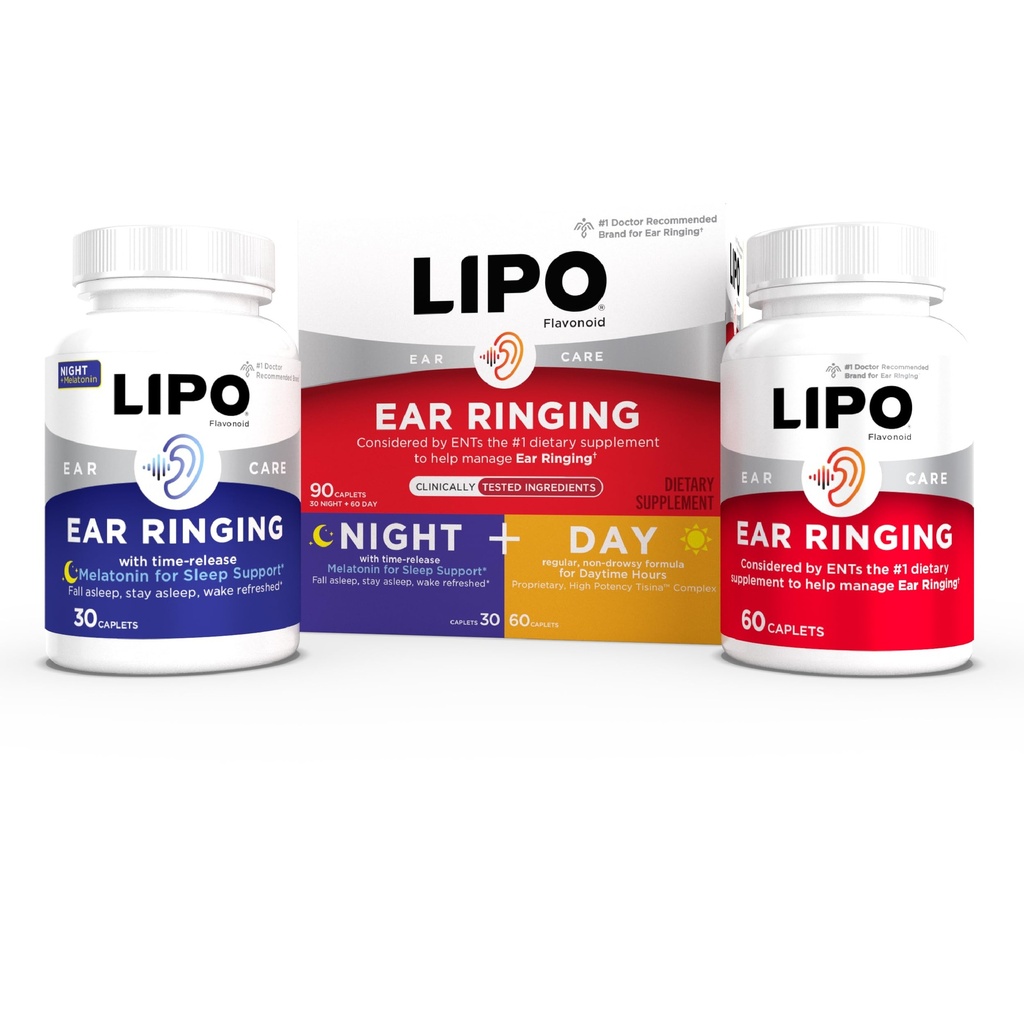 Lipo Flavonoid 일 & 밤 결합 장비, 반지 귀, Lipo Flavonoid 플러스 & Melatonin & 비타민 C, 90의 모자를 가진 Lipo Flavonoid 밤을 위한 Tinnitus 기복