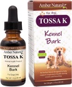 Amber NaturalZ Tossa K Kennel Bark Herbal Supplements for Dogs and Puppies | 호흡 건강을위한 Canine Herbal Blend | 1 유체 Ounce Glass Bottle | 글로벌 소스 성분 | 미국