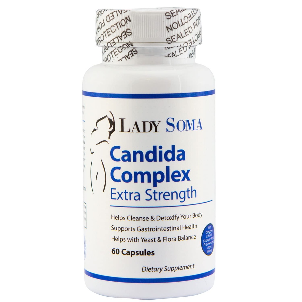 Lady Soma Candida Complex - 여분의 힘 효모 & BV Overgrowth 캡슐