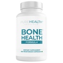 PUREHEALTH RESEARCH 뼈 건강 공식 칼슘 & 마그네슘 보충교재 - 철과 더불어, 아연, 구리, 비타민 D, C, K2 & 더 많은 것 - 여성 & 남자를 위한 뼈 & 합동 비타민, 150의 캡슐