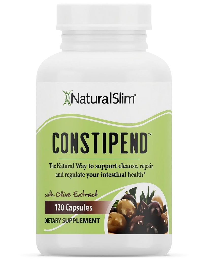 NaturalSlim, 변비 완화, Stool Softeners Constipend, Magnesium Citrate, Aspartate & Olive Extract, 120 식물성 캡슐과 여성 및 남성을위한 콜론 클렌저