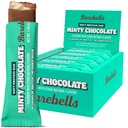Barebells Soft Protein Bars, Minty Chocolate - 12 Count, 16g High Protein Treats - 1g Total Sugars가있는 초콜릿 영양 바 - Go Breakfast 또는 Post-Workout Snack에서