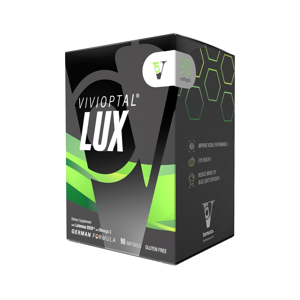 Vivioptal Lux, 90 Softgels, 성인 비타민, 시각적 성능 향상, 오메가 3, 아연, 비타민 C & E, Multivitamin & Multimineral, 글루텐 무료, 독일 공식