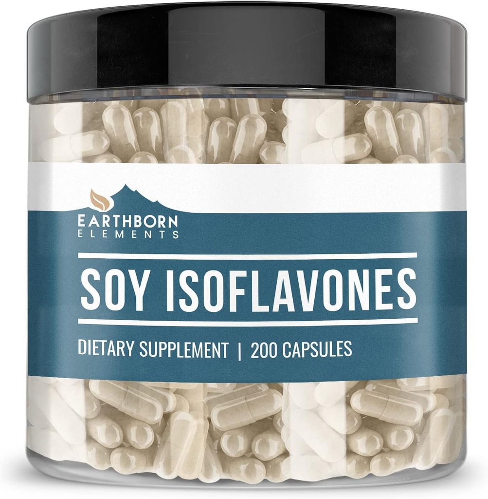 Earthborn 성분 Soy Isoflavones, 순수한 & undiluted, 첨가물 없음