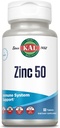 KAL 아연 50mg Hydroxy 산성 단지, 건강한 대사 및 아연 Orotate, 아연 Citrate, 강화된 흡수 w/ActiSorb, Vegan, 글루텐 자유로운, 비 GMO, 60 봉사, 60의 정제를 가진 면역 지원 보충교재