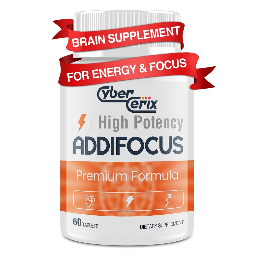 기억과 초점을위한 17-in-1 두뇌 보충 - 농축, Clarity, Energy & Focus를위한 Nootropic Brain Supplement - 비타민, 아미노산 및 허브 추출물과 천연 카페인 혼합 - 60 정제