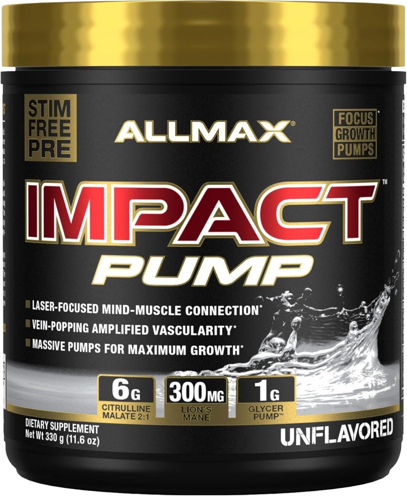 ALLMAX 영양 충격 펌프 자극 자유로운 전 운동, 30의 서빙 (불확한)