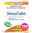 Boiron SinusCalm 정제 Sinus Pain Relief, Runny Nose, Congestion, Sinus Pressure, Headache - 120 개 (팩 2)