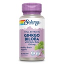 Gotu Kola와 SOLARAY Ginkgo Biloba 추출물 - 뇌 건강 지원을위한 Ginko Biloba 캡슐 - Vegan, Lab Verified, 60 일 보증 - 60 서빙, 60 VegCaps (30 VegCaps)