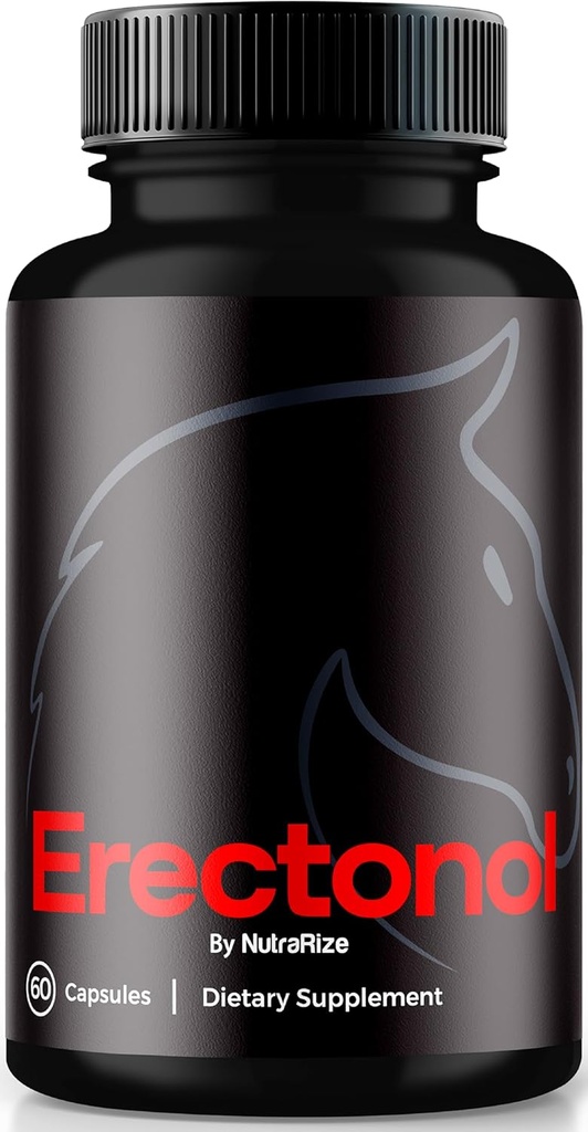 남자를위한 Erectonol 캡슐, Erectonol Male Dietary Supplement, 남성 웰빙 및 피크 성능을위한 매일 공식, Active Lifestyle을위한 고급 공식 알약, Pastillas 리뷰 (60 캡슐)