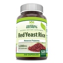 허브 시크릿 레드 효모 라이스 1200 Mg 서빙, 240 Veggie 캡슐 보충 | Non-GMO | 글루텐 프리 | 미국