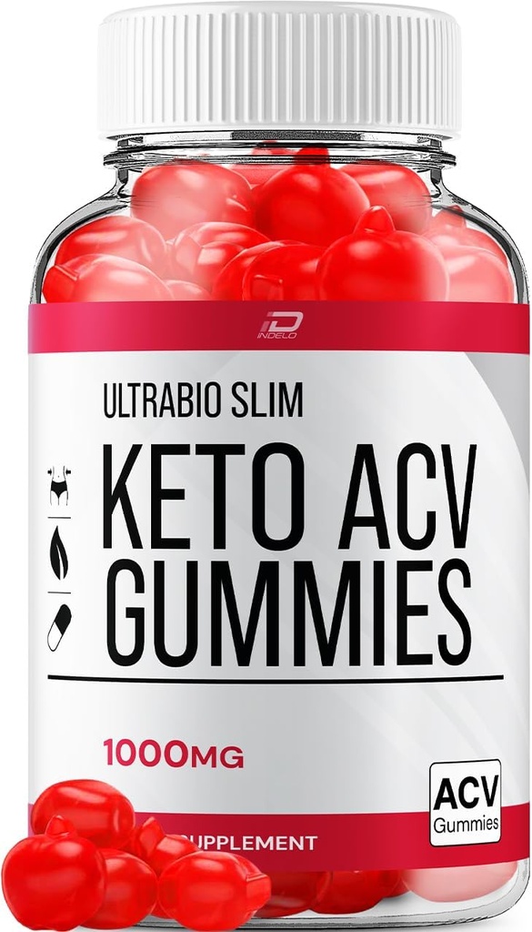 Ultra Bio Slim Keto Plus ACV Gummies Dietary Supplement - UltraBio Slim Keto Apple Cider Vinegar Gummies 리뷰, 고급 중량 관리를위한 최대 강도 BioSlim Gummies (1 팩 - 60 Gummies)