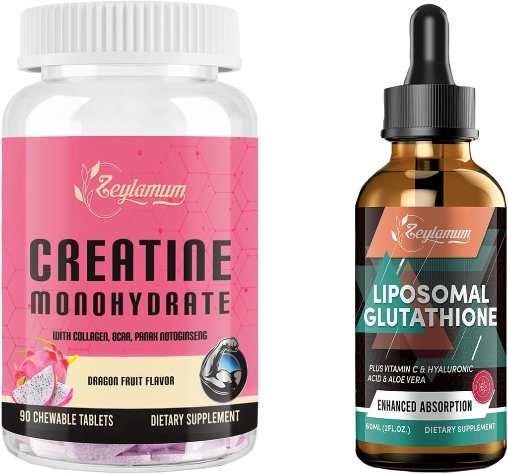Liposomal 글루타티온 액체 & 크레아틴 Monohydrate