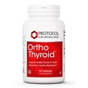 프로토콜 Ortho Thyroid - 건강한 Thyroid Function* 지원 - Ashwagandha, 아연 및 Selenium - Non-GMO 및 Kosher - 90 Veg 캡슐
