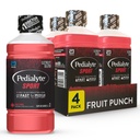 Pedialyte 스포츠 전해질 음료, 근육 지원을 위한 5개의 열쇠 Electrolytes를 가진 빠른 Hydration, 도중 & 운동 후에, 과일 펀치, 1개 리터, 4의 팩
