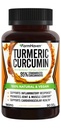 BioPerine Black Pepper & 95 % Curcuminoids, 1965mg, 공동 지원을위한 최대 흡수, 비 GMO Turmeric 캡슐, 미국에서 만든 - 90 Veg 캡