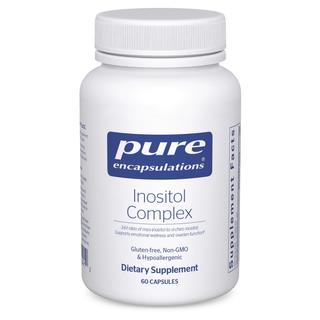 Pure Encapsulation Inositol Complex | 지원 에너지, 건강한 대사, Ovarian Function*| 60 캡슐