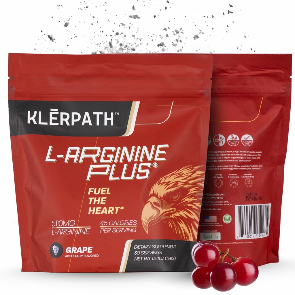 L 아르기닌 Plus-5110mg L 아르기닌 & 1010mg L, 13.4 온스