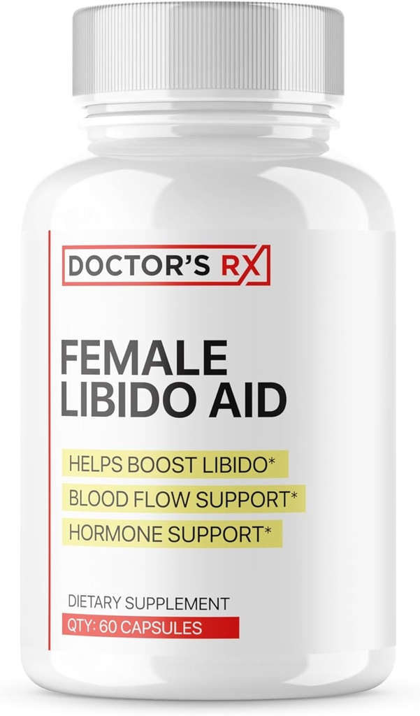 의사의 RX | 여성을위한 #1 추천 여성 리비도 부스터 | Boost Passion, Balance Hormones, Heighten 감도 | 빠른 행동 + 14 Ultra Ingredients | 3rd Party Tested for Women - 60 Pills